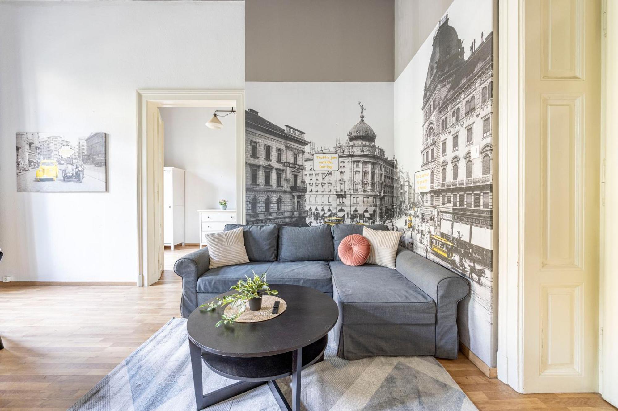 Cozy & Nostalgic Budapest Style Apartment In The Center Exteriör bild
